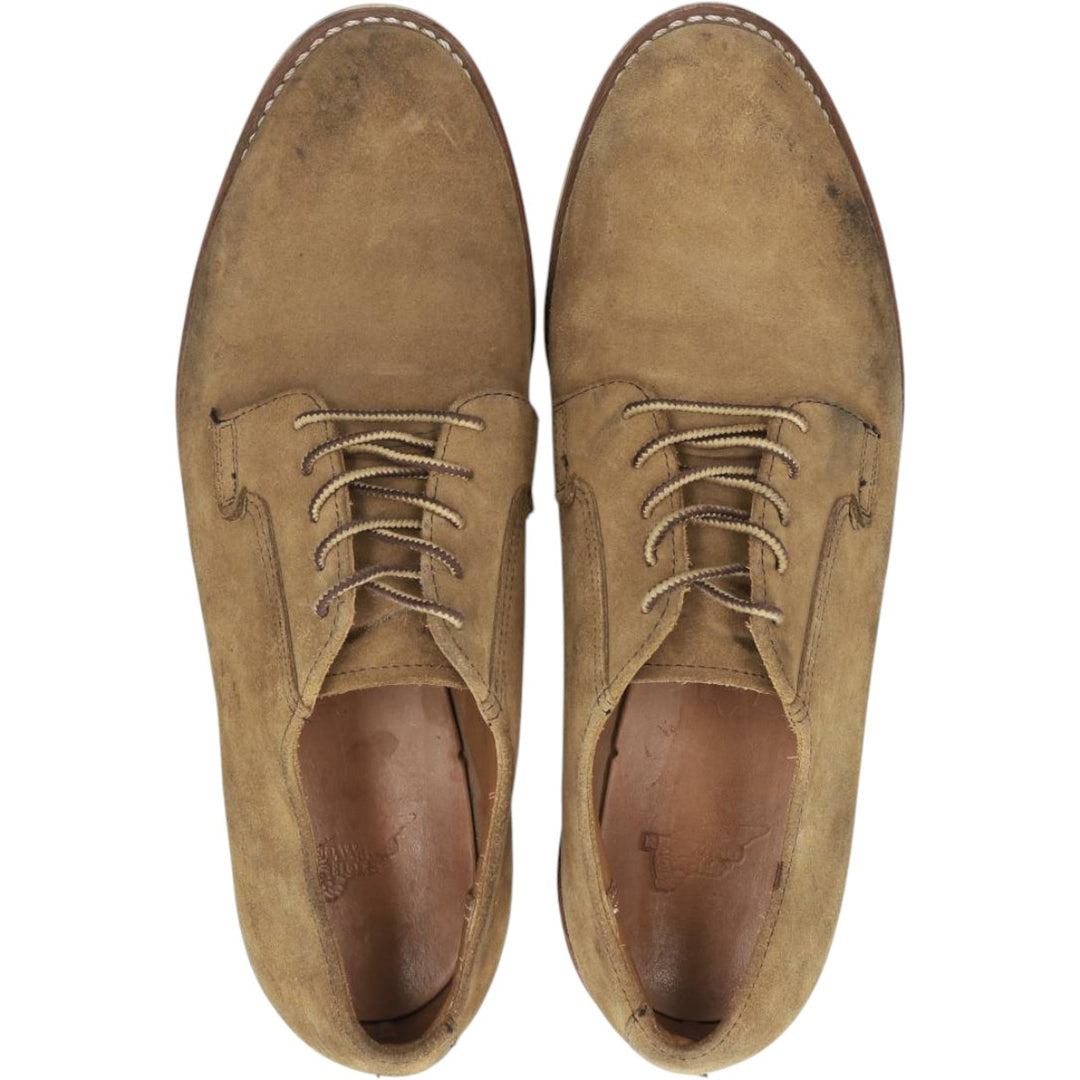 Red Wing 3104 Postman Shoes, Made in USA Men's 27.5cm genuine leather Khaki type beige Vintage Second Hand