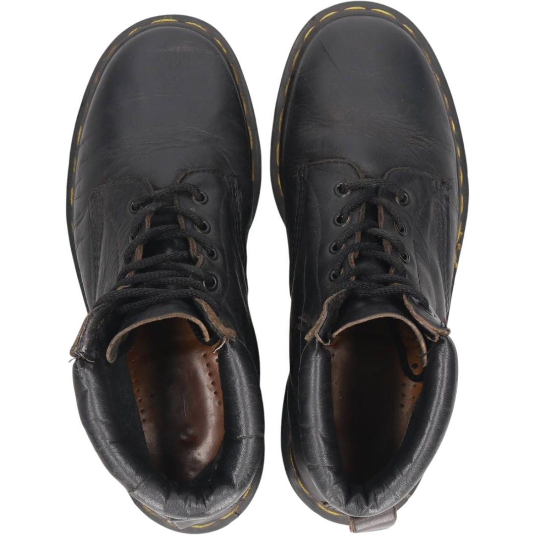 Dr. Martens 6-hole boots made in the UK Men's 25.5cm genuine leather black type Vintage Second Hand
