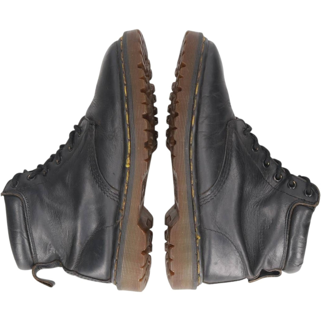 Dr. Martens 6-hole boots made in the UK Men's 25.5cm genuine leather black type Vintage Second Hand