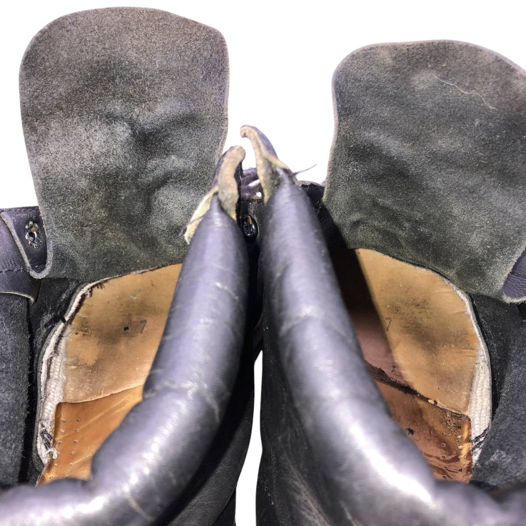 Dr. Martens 6-hole boots made in the UK Men's 25.5cm genuine leather black type Vintage Second Hand