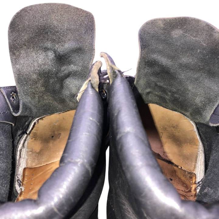 Dr. Martens 6-hole boots made in the UK Men's 25.5cm genuine leather black type Vintage Second Hand