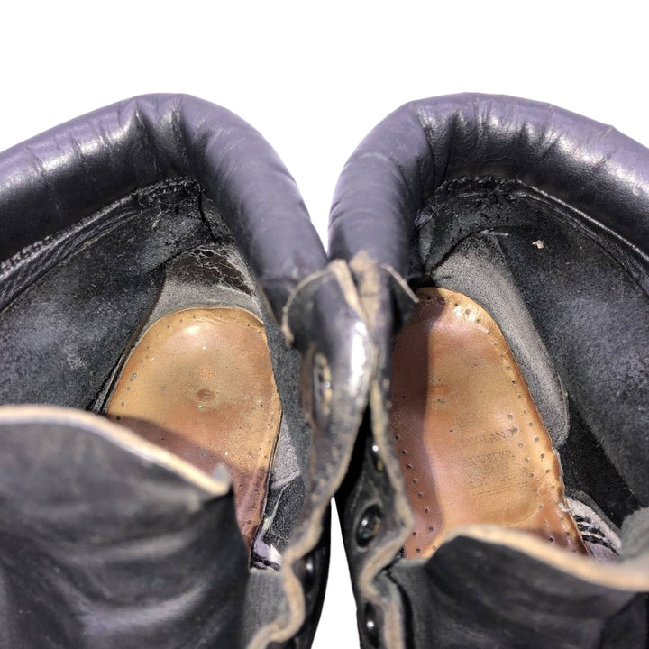 Dr. Martens 6-hole boots made in the UK Men's 25.5cm genuine leather black type Vintage Second Hand