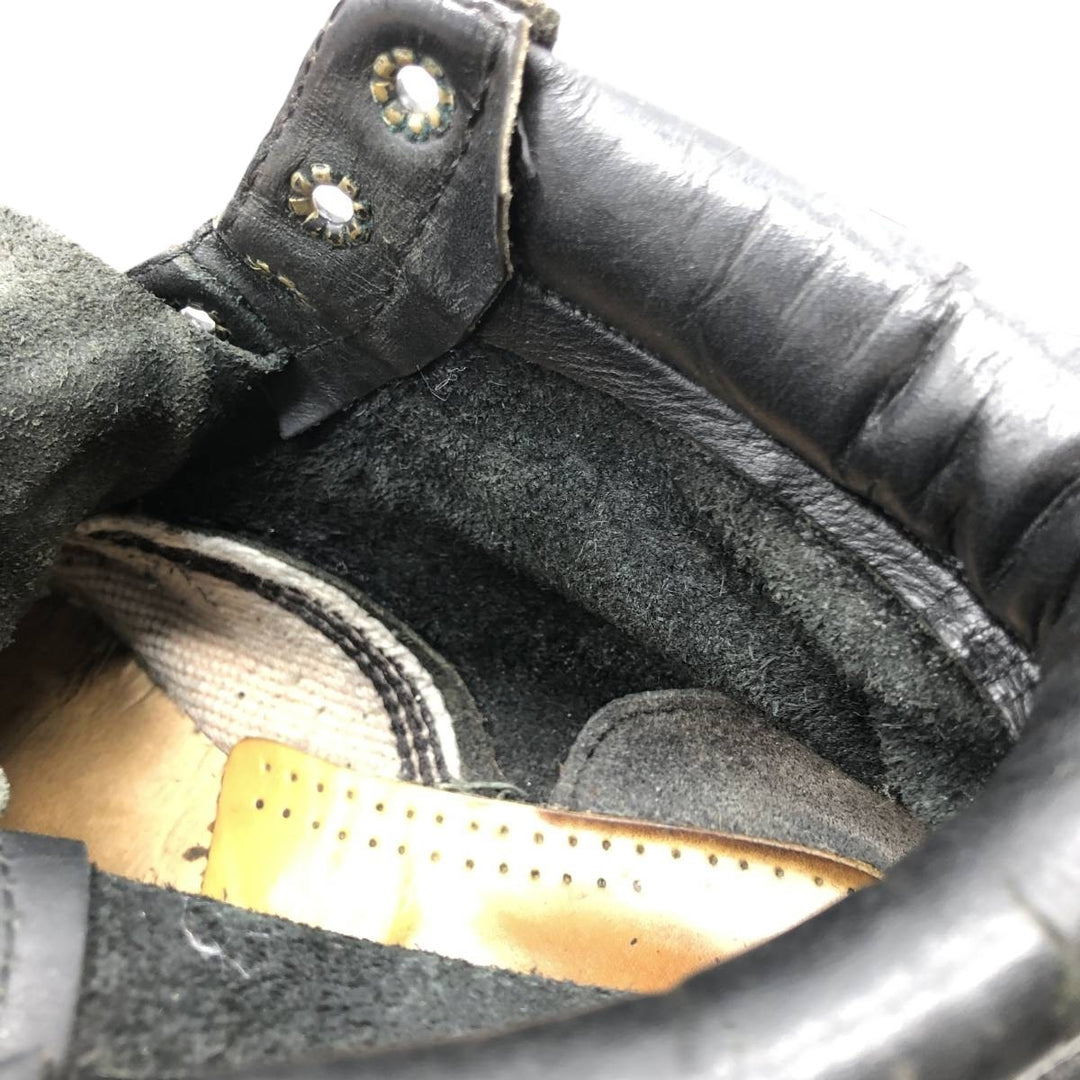 Dr. Martens 6-hole boots made in the UK Men's 25.5cm genuine leather black type Vintage Second Hand