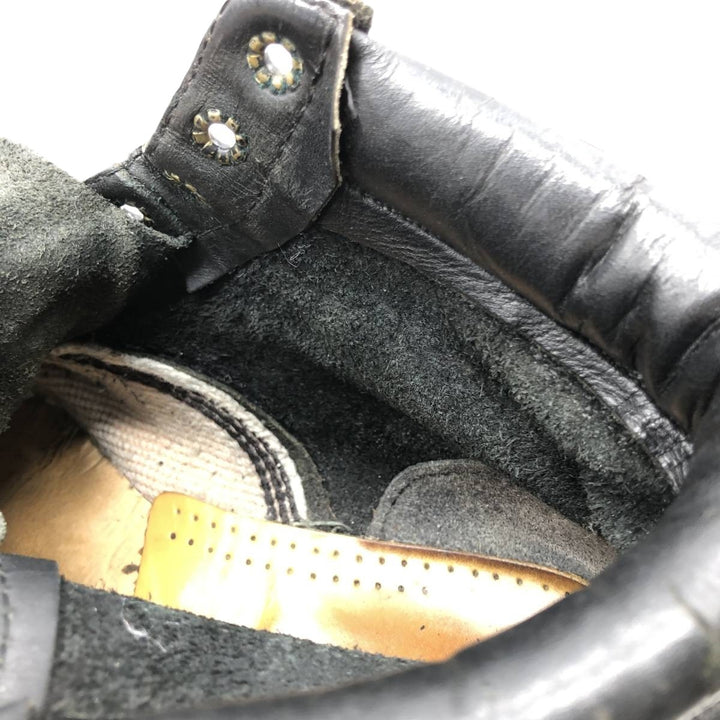 Dr. Martens 6-hole boots made in the UK Men's 25.5cm genuine leather black type Vintage Second Hand