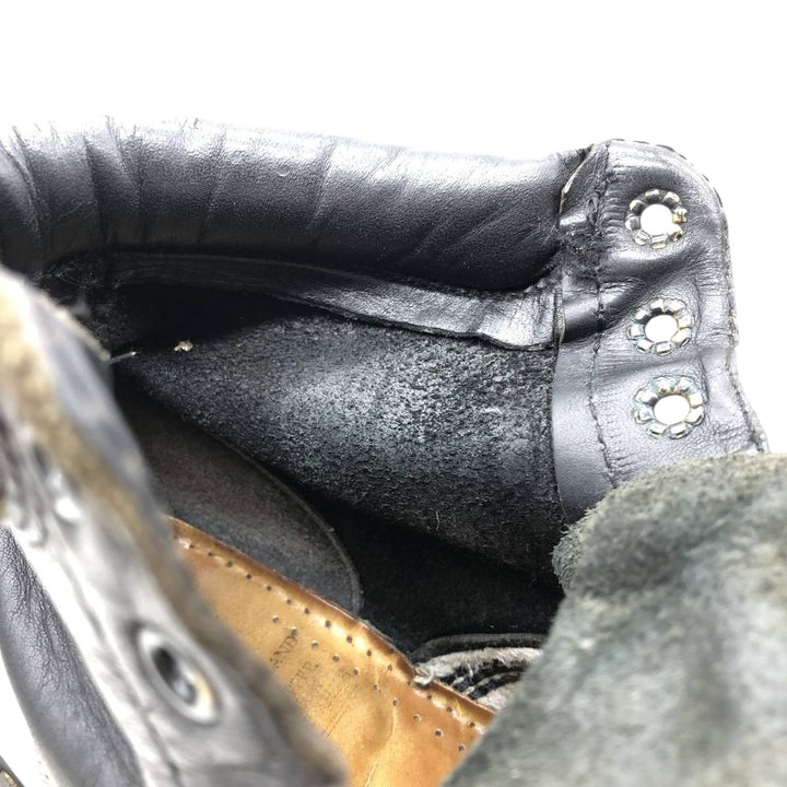 Dr. Martens 6-hole boots made in the UK Men's 25.5cm genuine leather black type Vintage Second Hand