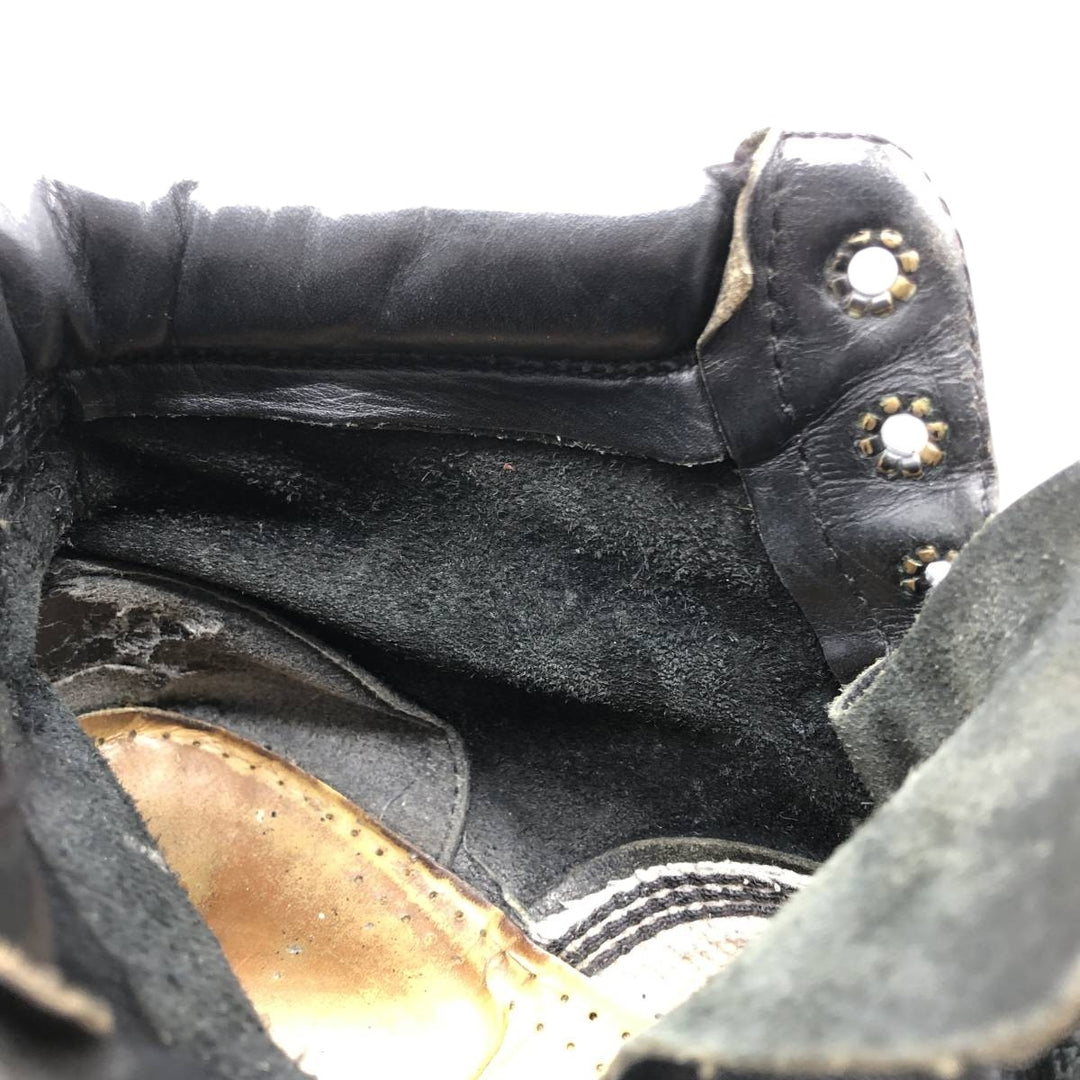 Dr. Martens 6-hole boots made in the UK Men's 25.5cm genuine leather black type Vintage Second Hand