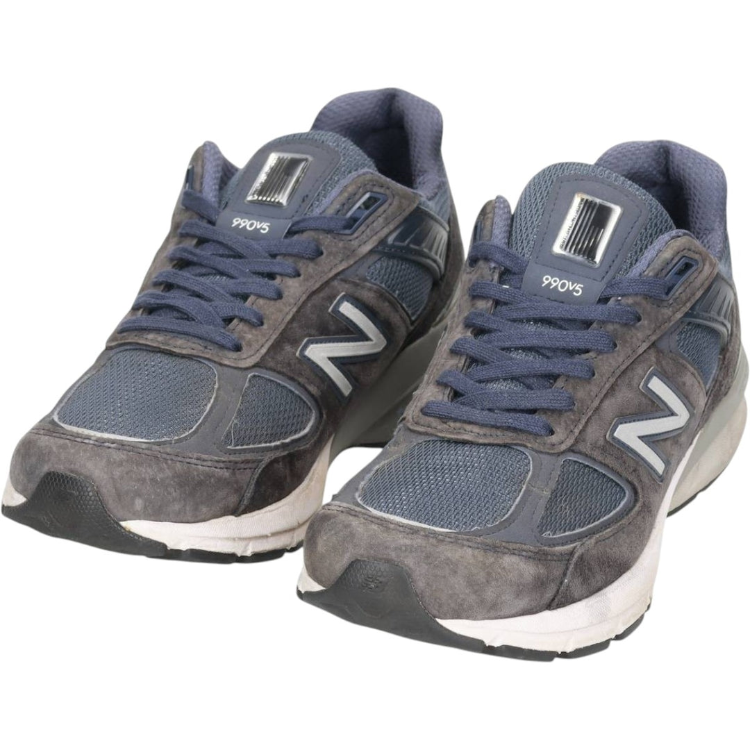 New Balance M990 NV5 sneakers, made in the USA, size 8 1/2 Men's 26.5cm unclear Navy blue Vintage Second Hand