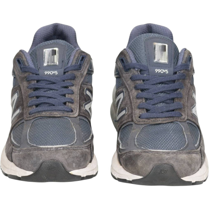 New Balance M990 NV5 sneakers, made in the USA, size 8 1/2 Men's 26.5cm unclear Navy blue Vintage Second Hand