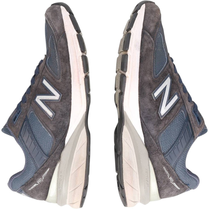 New Balance M990 NV5 sneakers, made in the USA, size 8 1/2 Men's 26.5cm unclear Navy blue Vintage Second Hand