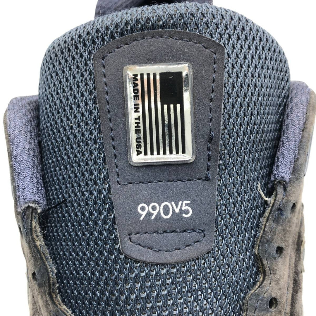 New Balance M990 NV5 sneakers, made in the USA, size 8 1/2 Men's 26.5cm unclear Navy blue Vintage Second Hand