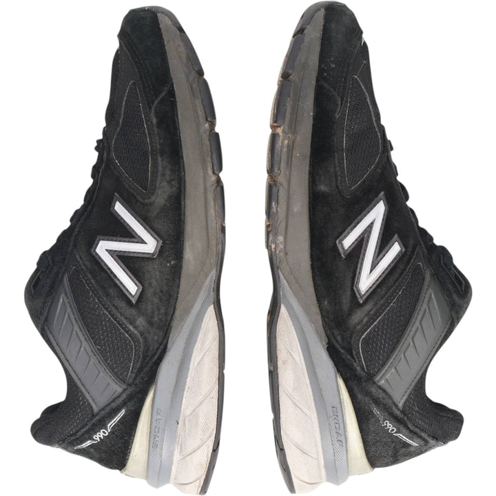 New Balance W990 BK5 sneakers, made in the USA, size 9 Men's 27.0cm unclear black type Vintage Second Hand