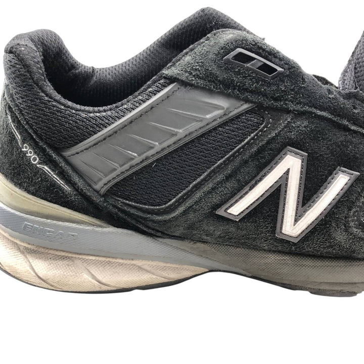 New Balance W990 BK5 sneakers, made in the USA, size 9 Men's 27.0cm unclear black type Vintage Second Hand