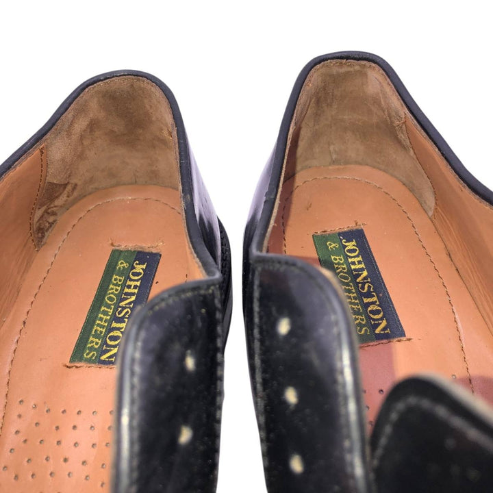JOHNSTON AND BROTHERS U-tip shoes Men's 27.0cm genuine leather black type Vintage Second Hand