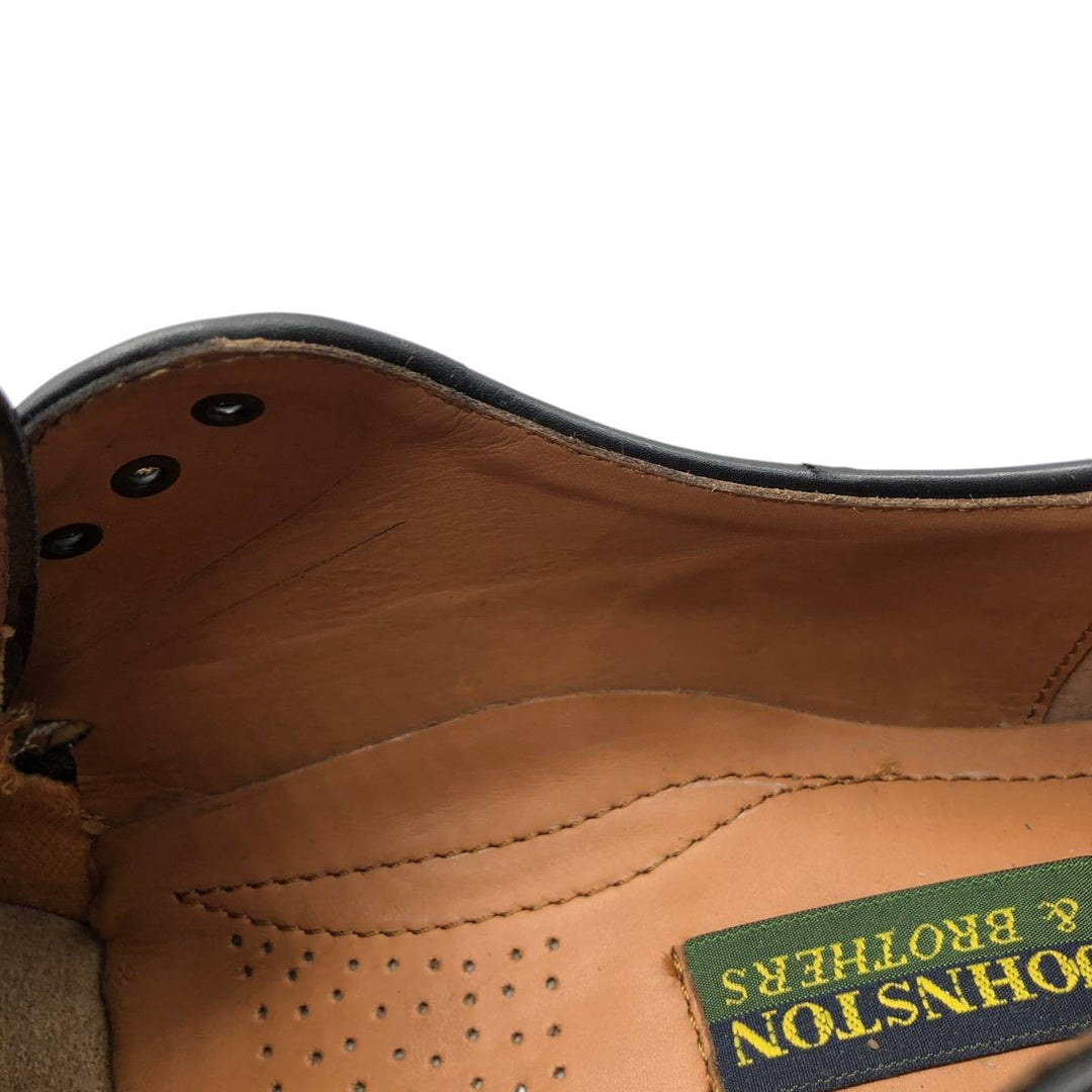 JOHNSTON AND BROTHERS U-tip shoes Men's 27.0cm genuine leather black type Vintage Second Hand