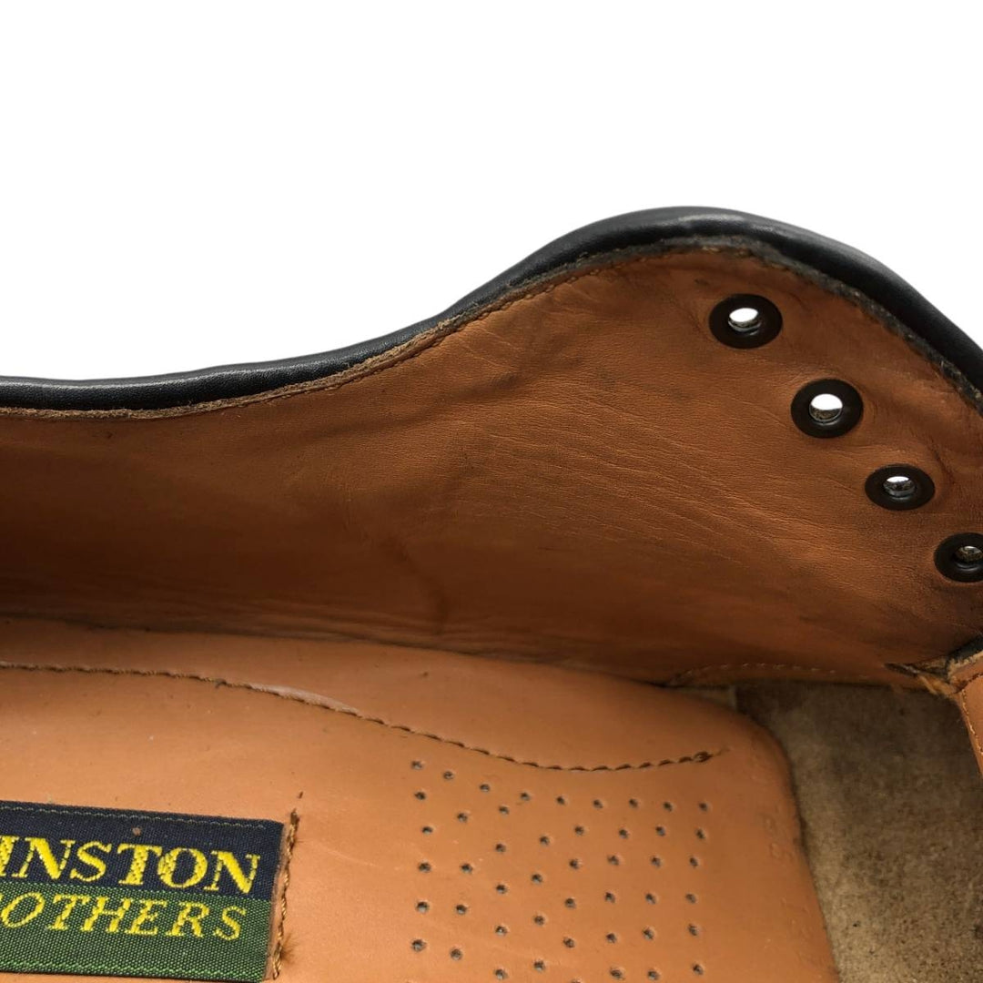 JOHNSTON AND BROTHERS U-tip shoes Men's 27.0cm genuine leather black type Vintage Second Hand