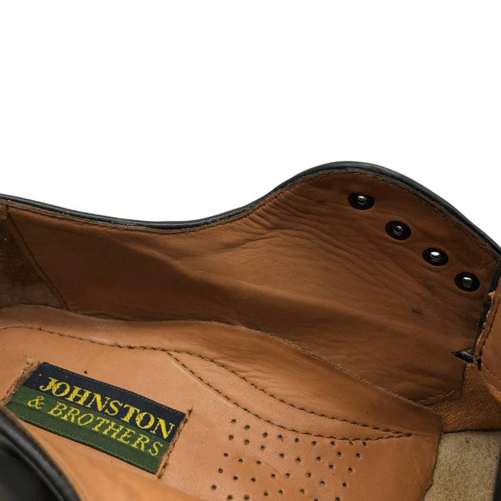 JOHNSTON AND BROTHERS U-tip shoes Men's 27.0cm genuine leather black type Vintage Second Hand