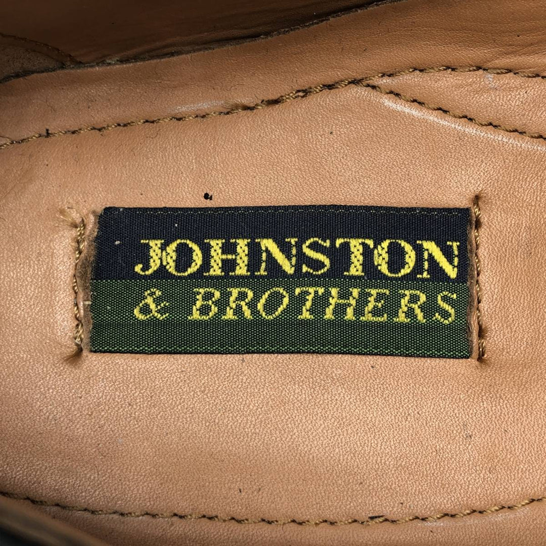 JOHNSTON AND BROTHERS U-tip shoes Men's 27.0cm genuine leather black type Vintage Second Hand
