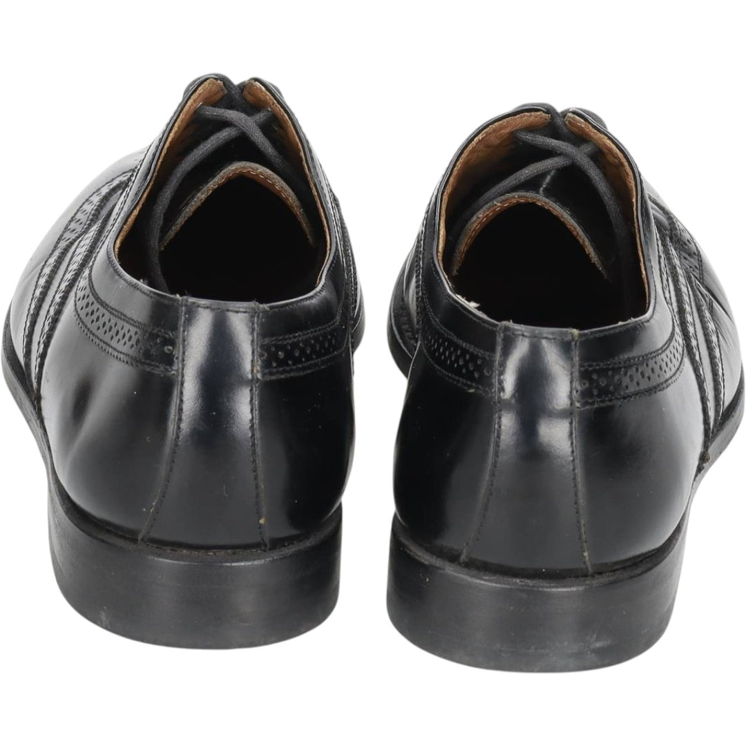 TOWN CRAFT Full Brogue Wingtip Shoes Men's 27.0cm unclear black type Vintage Second Hand