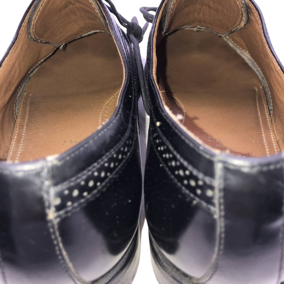 TOWN CRAFT Full Brogue Wingtip Shoes Men's 27.0cm unclear black type Vintage Second Hand
