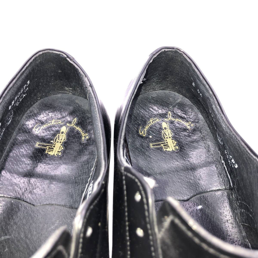 Mason Executive Imperial U-tip shoes, made in the USA, size 8 (4E) Men's 26.0cm genuine leather black type Vintage Second Hand