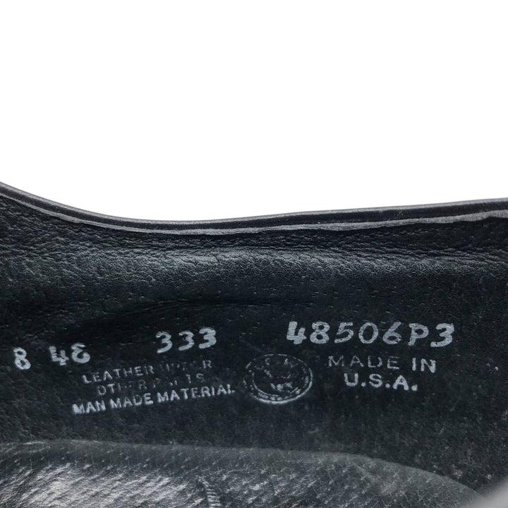 Mason Executive Imperial U-tip shoes, made in the USA, size 8 (4E) Men's 26.0cm genuine leather black type Vintage Second Hand