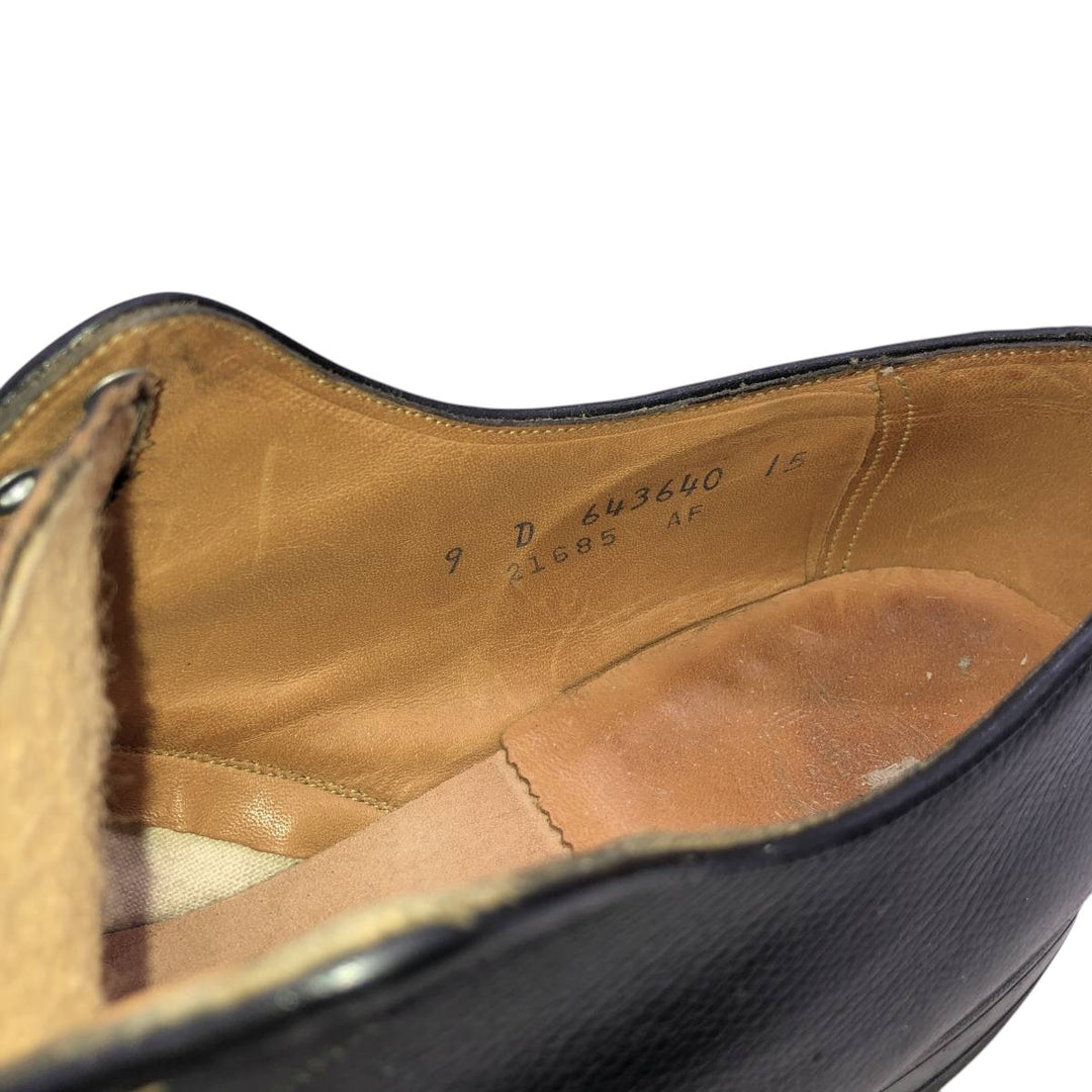 Florsheim U-tip shoes, size 9 D Men's 27.0cm unclear black type Vintage Second Hand
