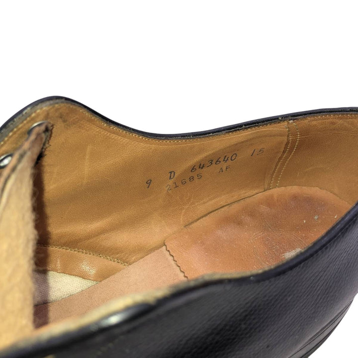 Florsheim U-tip shoes, size 9 D Men's 27.0cm unclear black type Vintage Second Hand