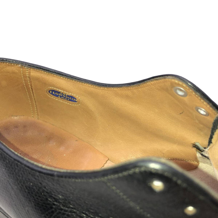 Florsheim U-tip shoes, size 9 D Men's 27.0cm unclear black type Vintage Second Hand