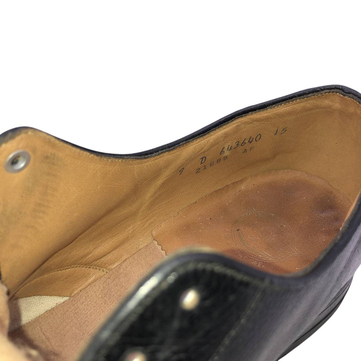 Florsheim U-tip shoes, size 9 D Men's 27.0cm unclear black type Vintage Second Hand