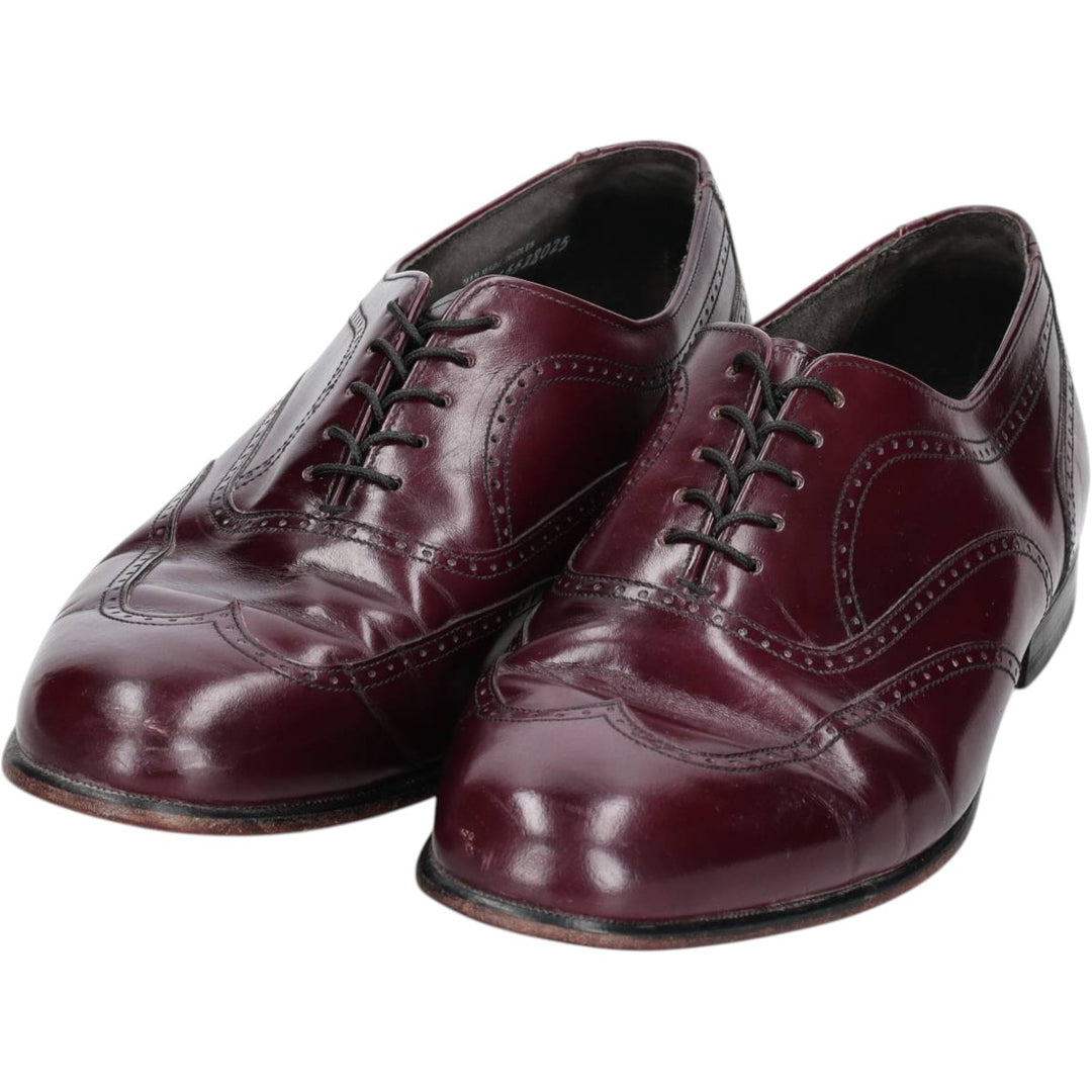 Stafford wingtip shoes, made in the USA, size 10 EEE Men's 28.0cm unclear burgundy type Vintage Second Hand