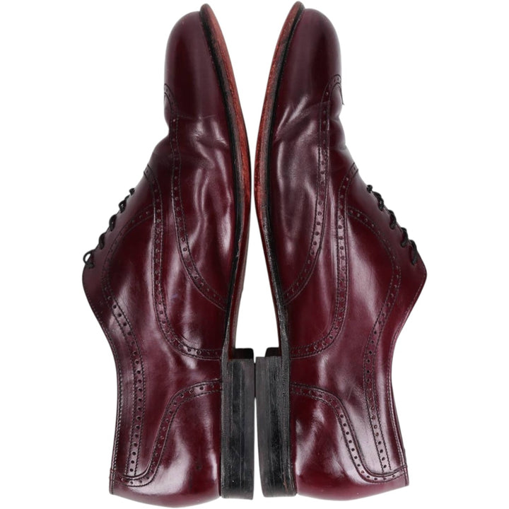 Stafford wingtip shoes, made in the USA, size 10 EEE Men's 28.0cm unclear burgundy type Vintage Second Hand