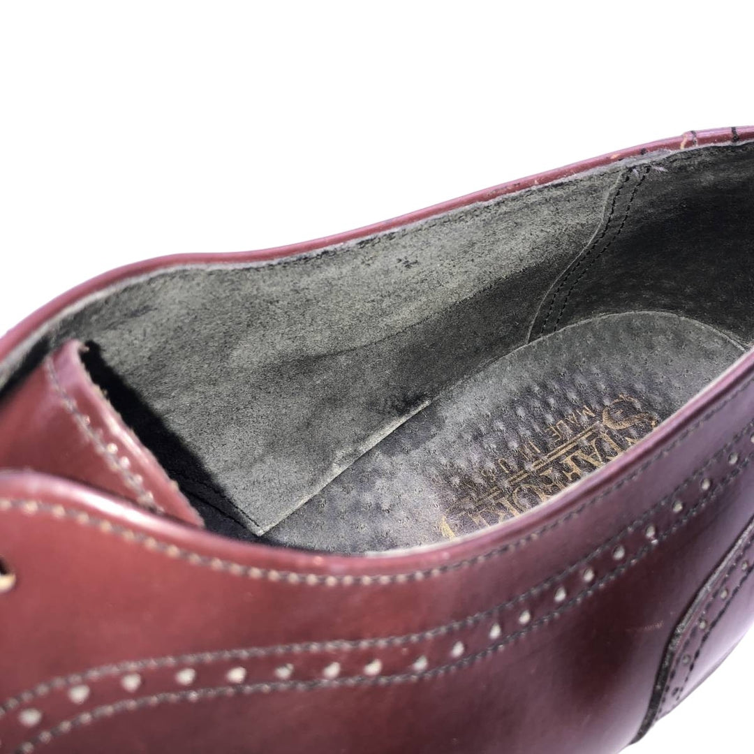 Stafford wingtip shoes, made in the USA, size 10 EEE Men's 28.0cm unclear burgundy type Vintage Second Hand