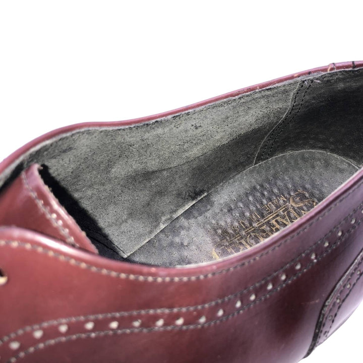 Stafford wingtip shoes, made in the USA, size 10 EEE Men's 28.0cm unclear burgundy type Vintage Second Hand