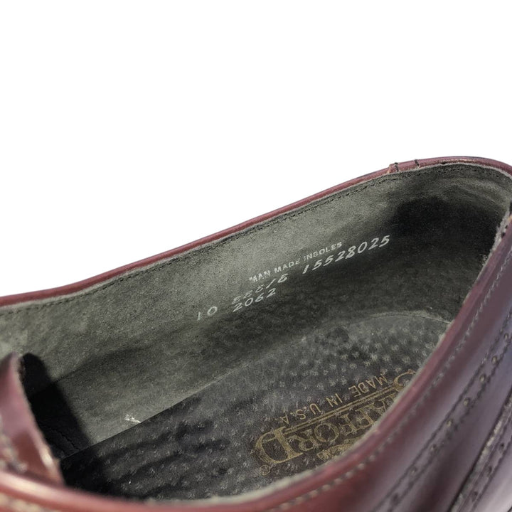 Stafford wingtip shoes, made in the USA, size 10 EEE Men's 28.0cm unclear burgundy type Vintage Second Hand