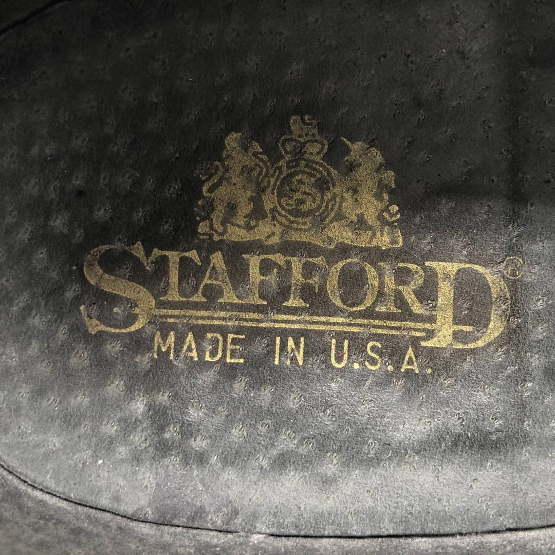 Stafford wingtip shoes, made in the USA, size 10 EEE Men's 28.0cm unclear burgundy type Vintage Second Hand