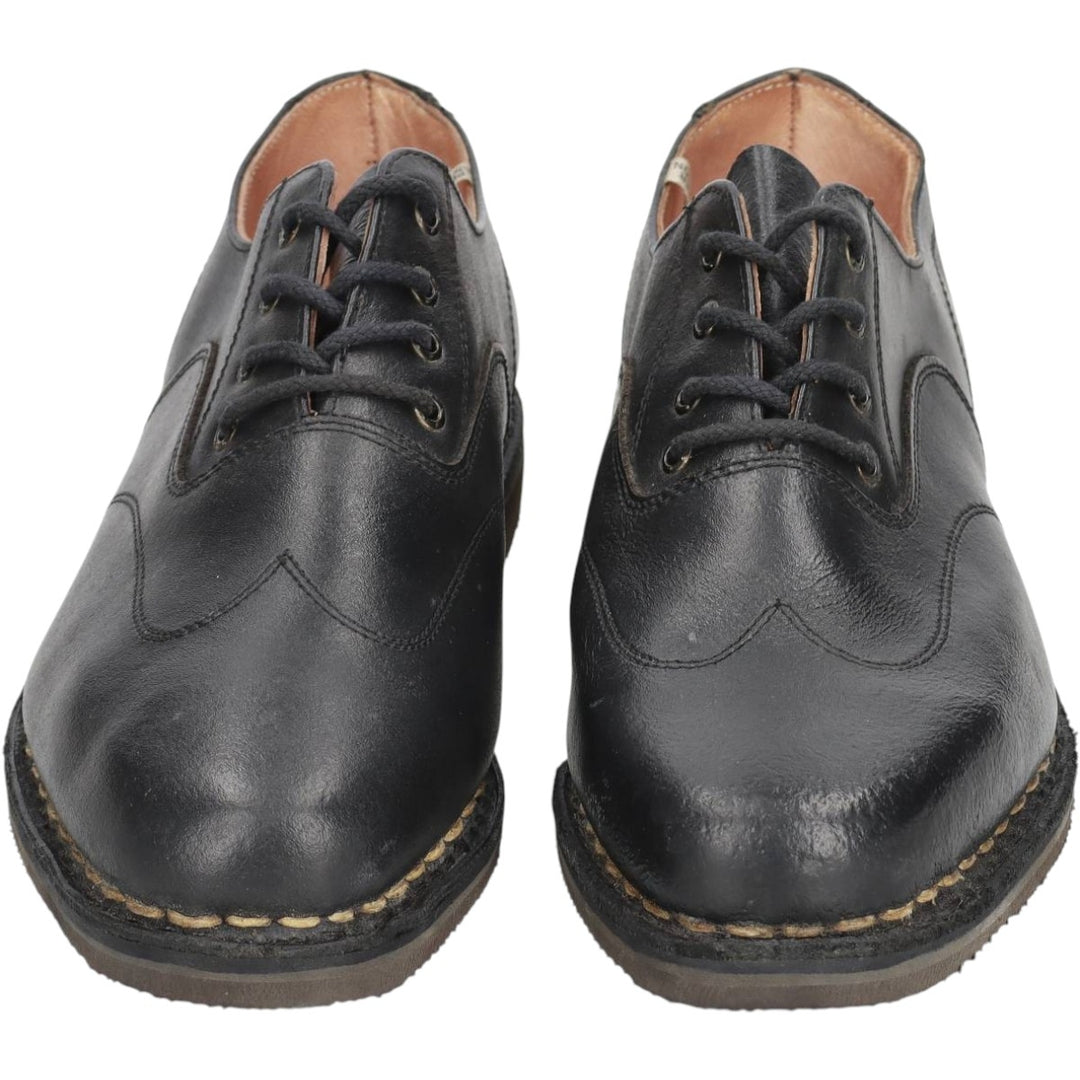 Para Choc Wingtip Shoes Men's 27.5cm genuine leather black type Vintage Second Hand