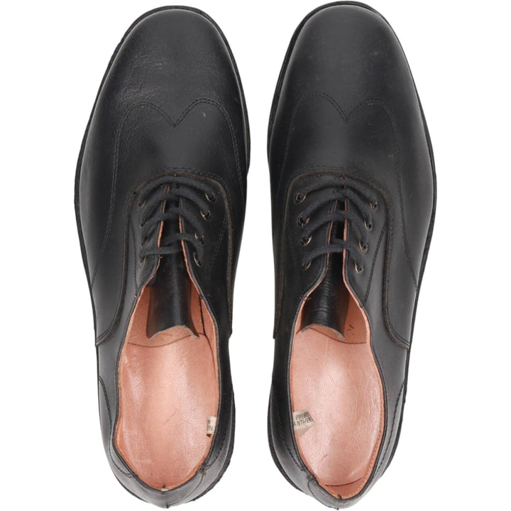 Para Choc Wingtip Shoes Men's 27.5cm genuine leather black type Vintage Second Hand