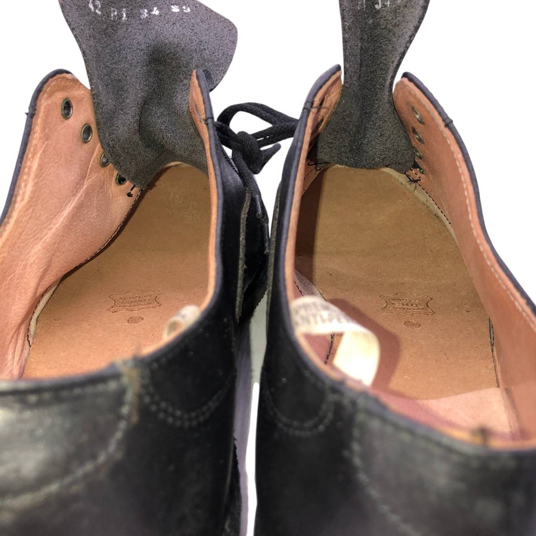 Para Choc Wingtip Shoes Men's 27.5cm genuine leather black type Vintage Second Hand