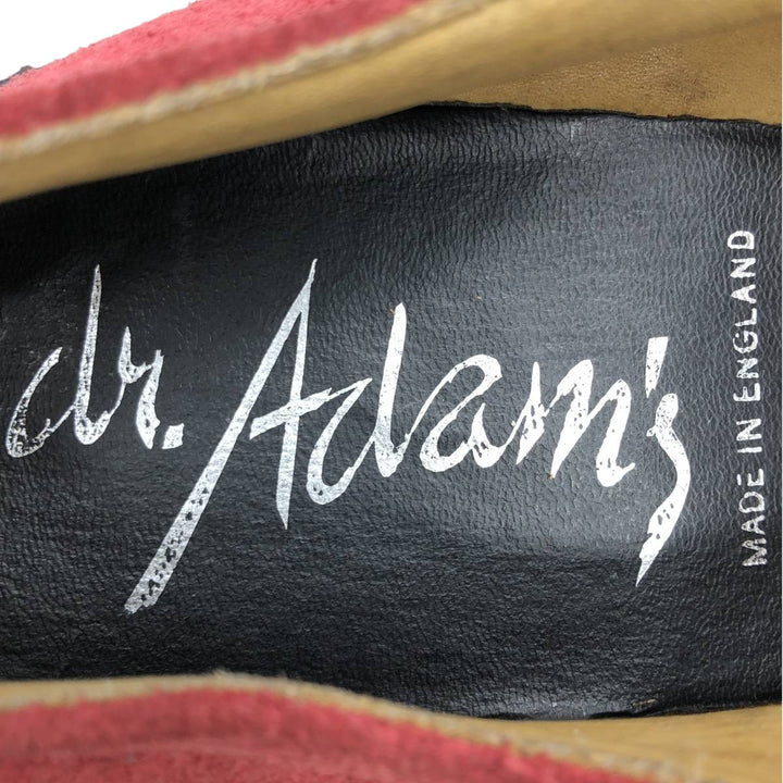 Dr. Adams platform U-tip shoes, made in England, size 7 Men's 25.5cm unclear red type Vintage Second Hand