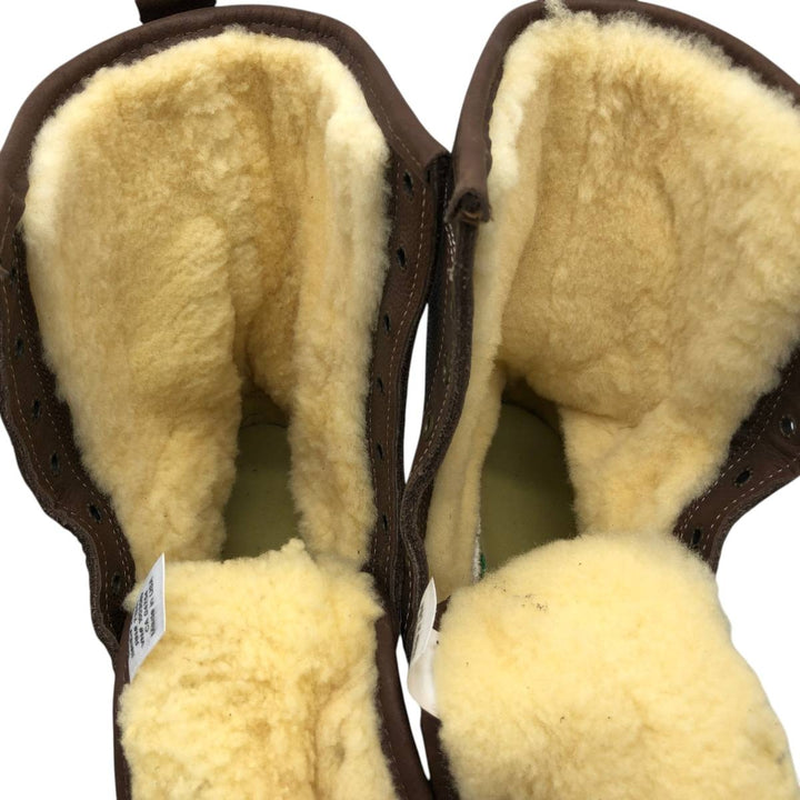 DEAD STOCK L.L.Bean 8-hole Bean Boots with Fleece Lining, Hunting Boots, Size 10M Women's 27.0cm unclear brown type Vintage Second Hand
