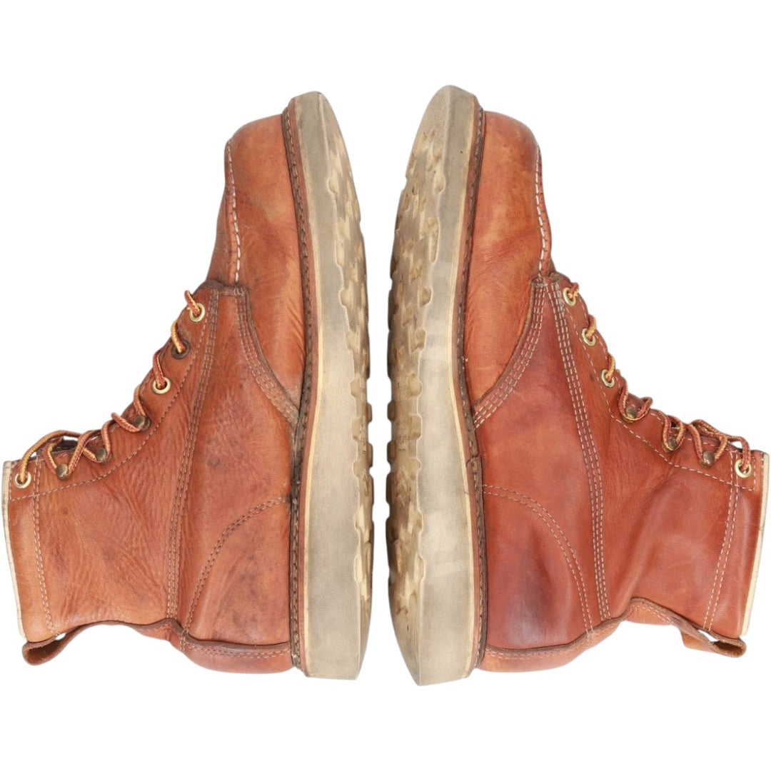 THOROGOOD U-tip work boots, made in the USA, size 7 1/2EE Men's 25.5cm unclear brown type Vintage Second Hand