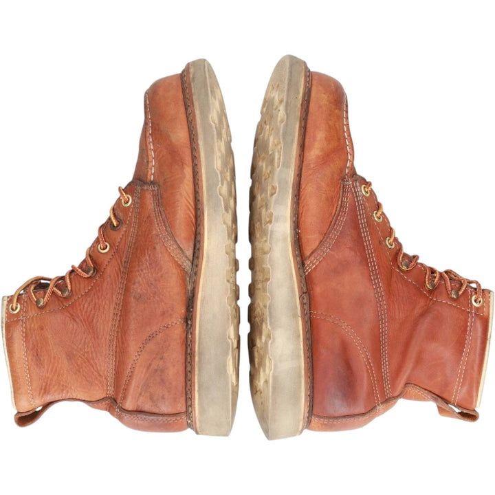 THOROGOOD U-tip work boots, made in the USA, size 7 1/2EE Men's 25.5cm unclear brown type Vintage Second Hand