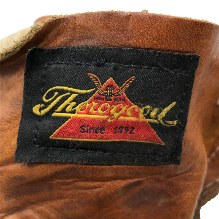 THOROGOOD U-tip work boots, made in the USA, size 7 1/2EE Men's 25.5cm unclear brown type Vintage Second Hand