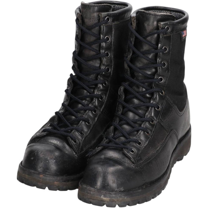 Danner 21210 ACADIA Platform Work Boots, Made in USA, Size 8 1/2D Men's 26.5cm unclear black type Vintage Second Hand
