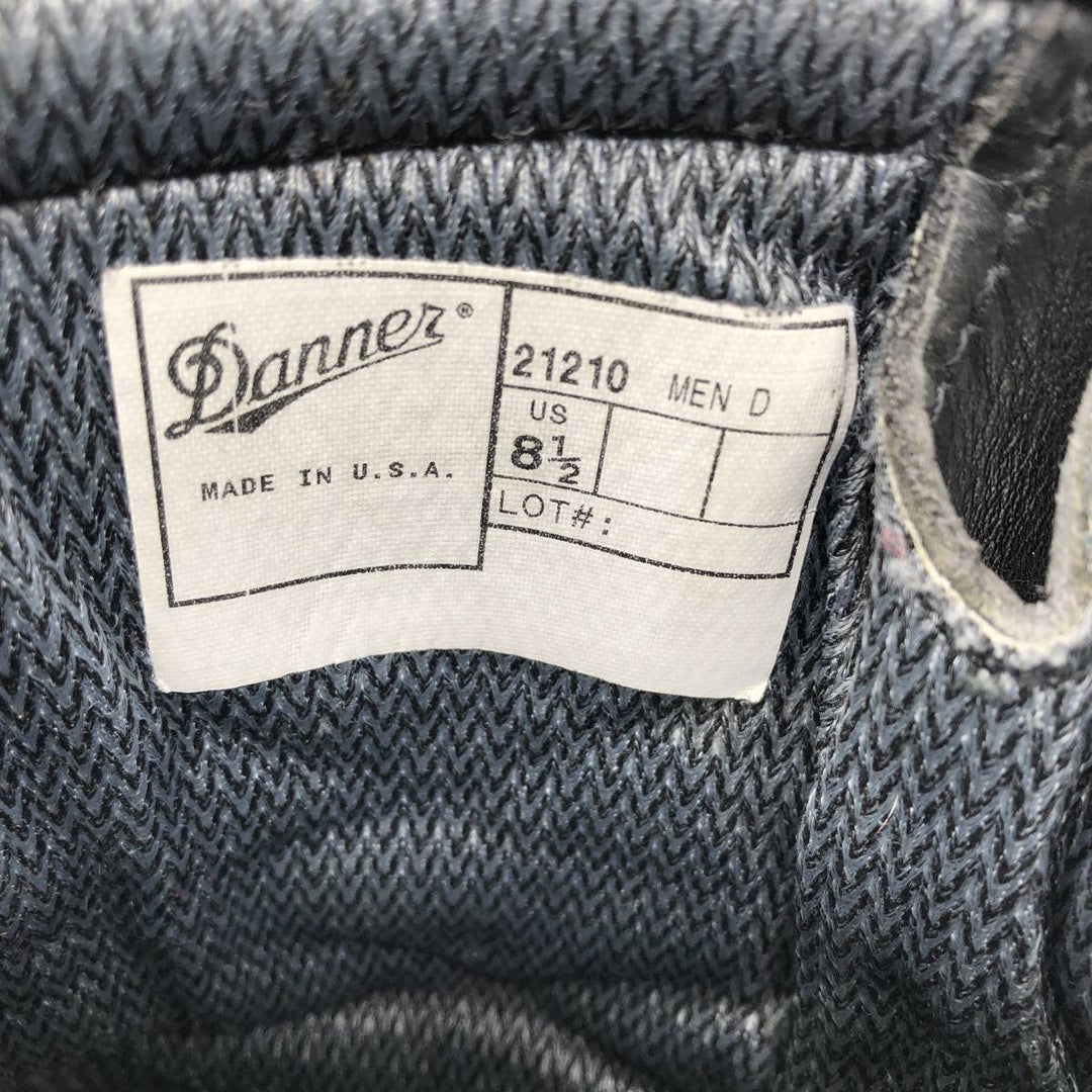 Danner 21210 ACADIA Platform Work Boots, Made in USA, Size 8 1/2D Men's 26.5cm unclear black type Vintage Second Hand
