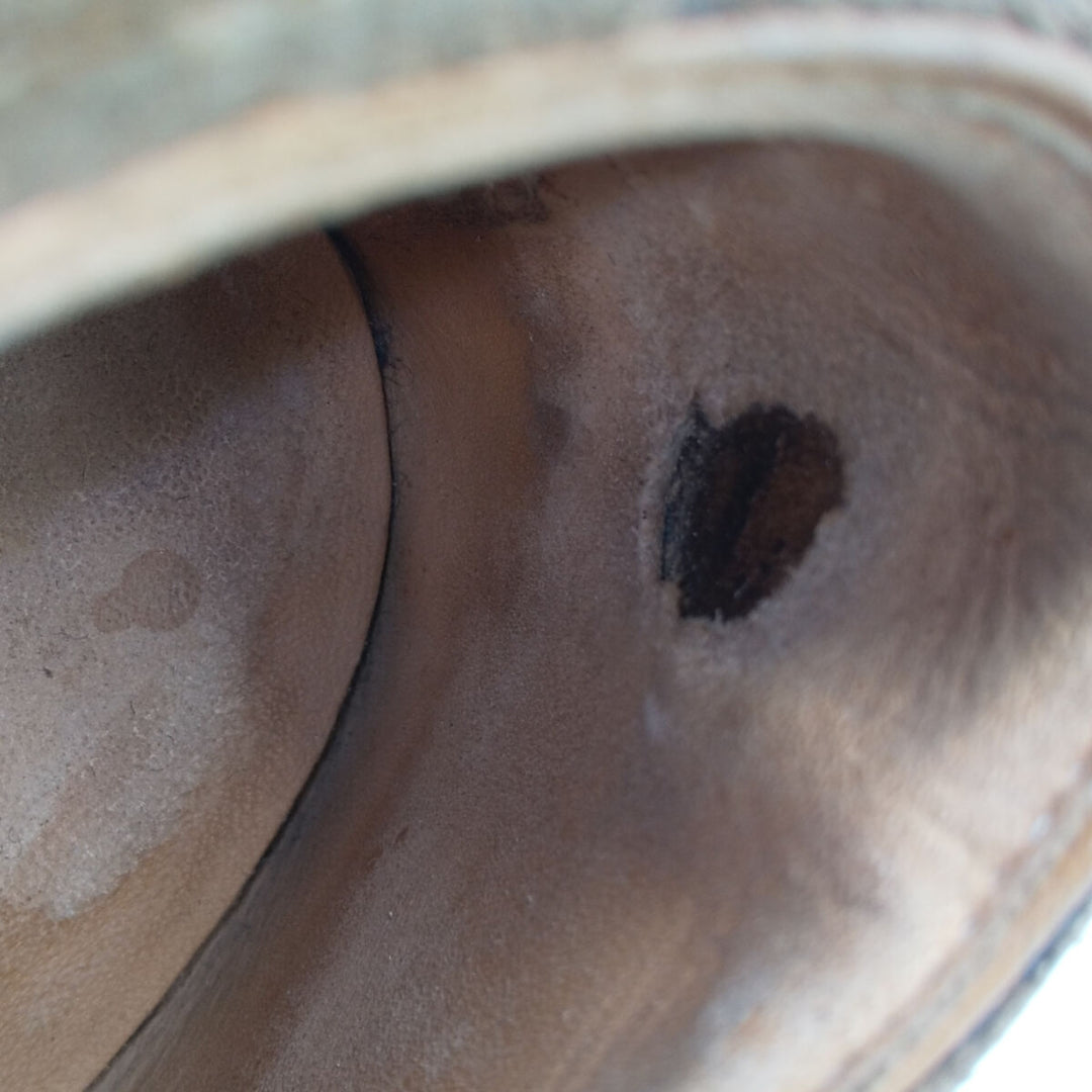 Crockett and Jones Hard Wick U-tip shoes, made in England, size 10E Men's 28.5cm /saa010306