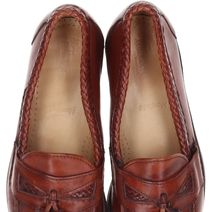 Allen Edmonds Maxfield Quilted Tassel Loafer Made in USA 9D Men's 10.8" equivalent /saa011303