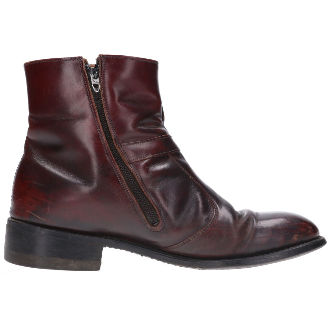 70s~80s STUART McGUIRE Side Zip Boots Men's 10.6" equivalent Vintage /saa011306 Men's 27.0cm /saa011306