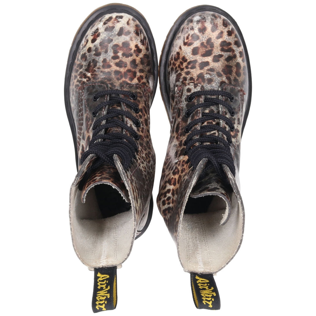 Dr. Martens Leopard Pattern 10 Hole Boots UK3 Women's 22.0cm /saa011349