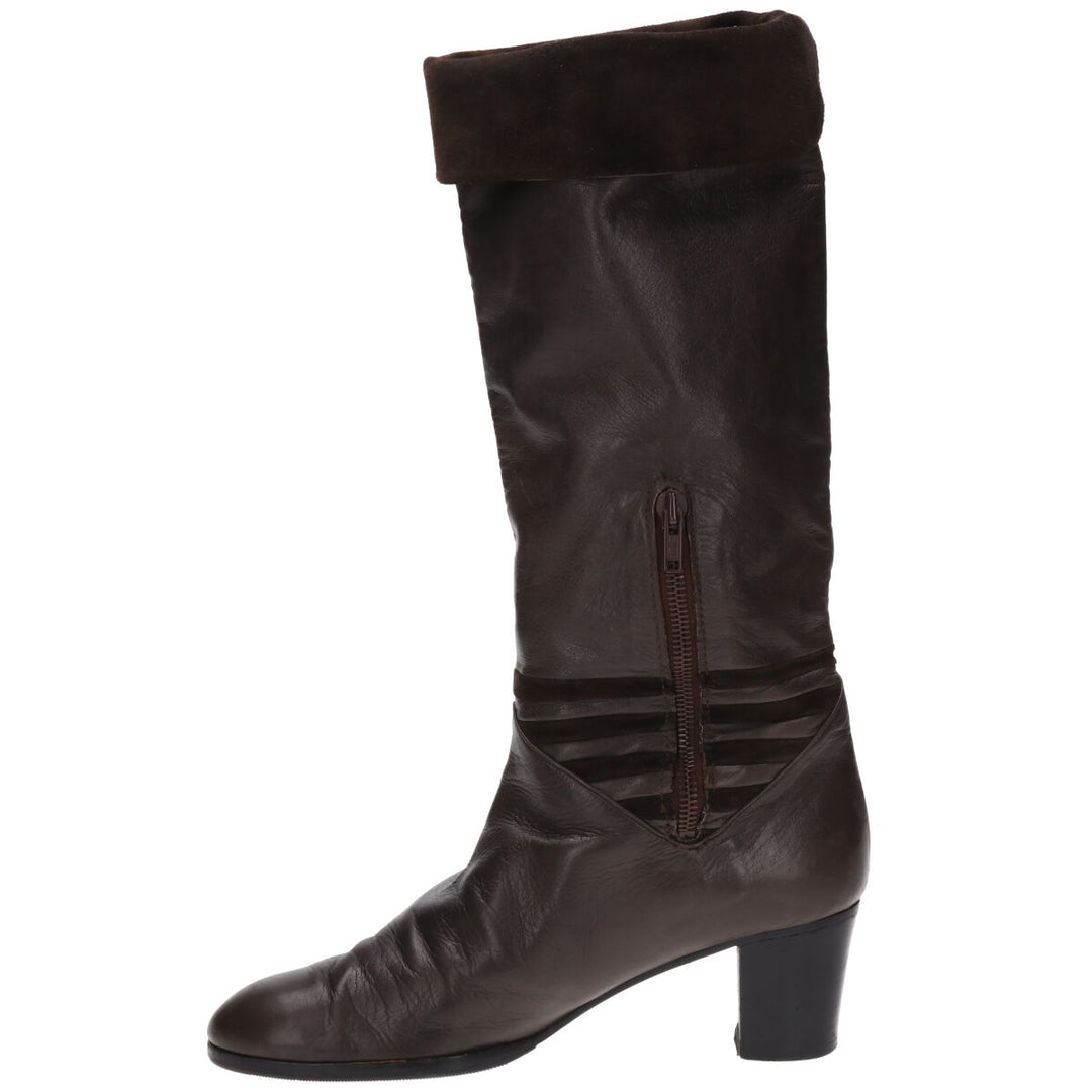 MARTINA Long Boots Made in Italy Size 38 Women's 26.5cm /saa011427